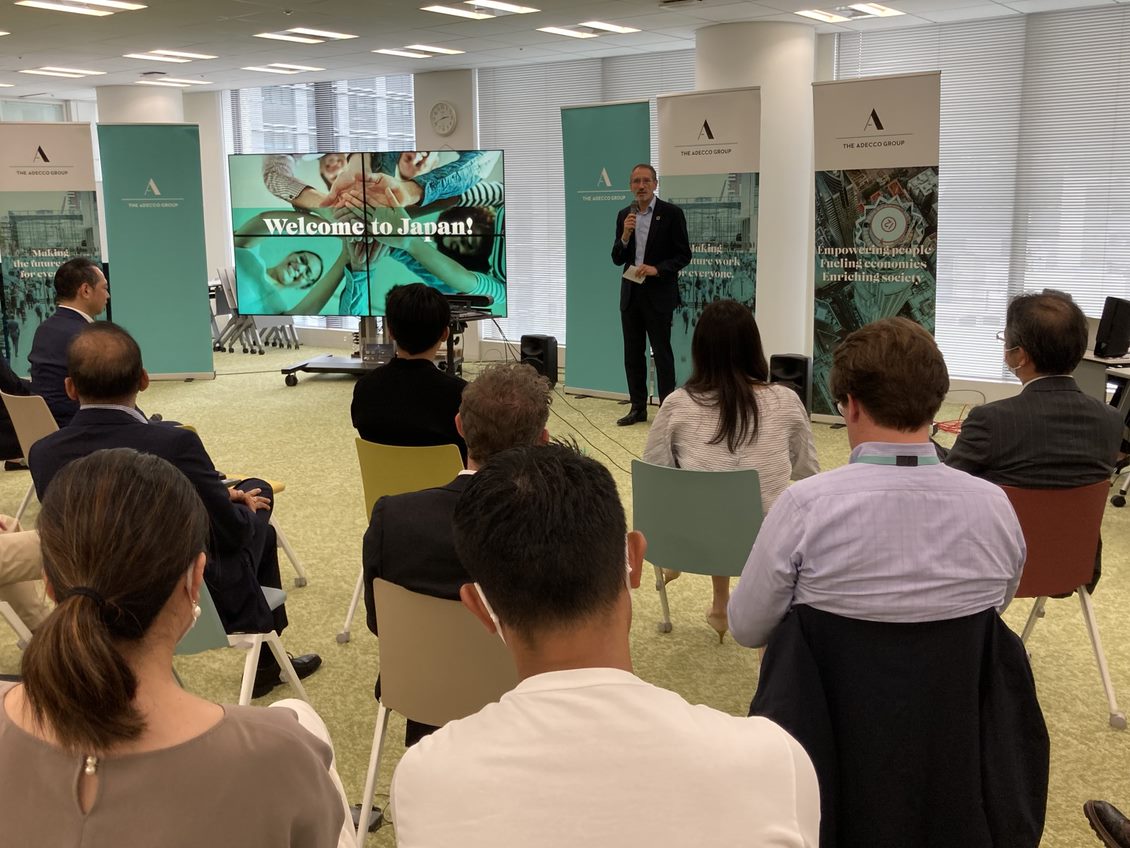 Thanks for the warm welcome to the team in Japan. I'm really impressed with your passion &amp; commitment to make our vision a reality. 

I am struck by the dedication of our people everywhere I go. We are the force to transform the world of work. Let's make it happen! <a href="/AdeccoGroup/">The Adecco Group</a>