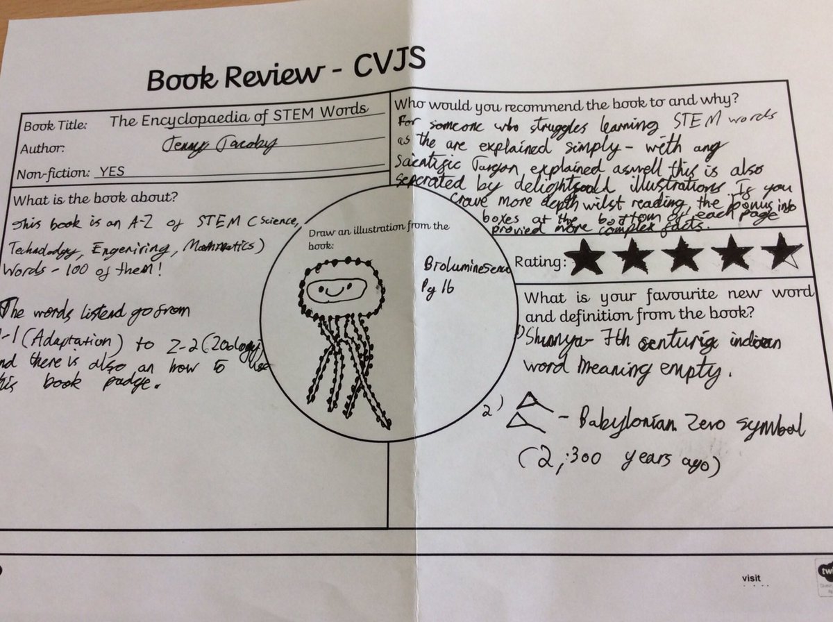 CVJSchool's tweet photo. At CVJS, we are really enjoying exploring all the fascinating facts in The Encyclopedia of STEM Words. We are looking forward to adding this great book to our school library. Thank you to #EncyclopediaOfSTEMWords, @bsmallpub and @readingagency . https://t.co/2JWnNYucIS