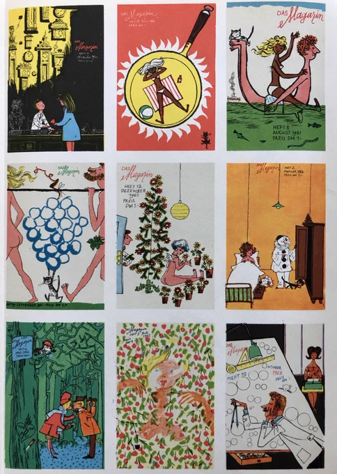 36 covers by Werner Klemke 