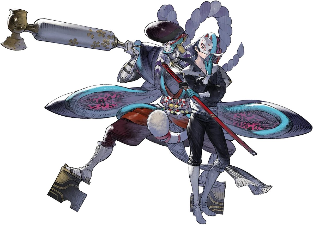 5mmdaily's tweet photo. I'm a HUGE fan of when they take reference material from the original and then adapt it to a different artstyle.

Nier Reincarnation's artwork based on the All Out Attack finishing touches looks soooo good.
#p5 #p5r #NieRReincarnation https://t.co/rlrfiUKsqj
