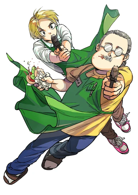 まえ描いたけどつかわなかったサカモト 