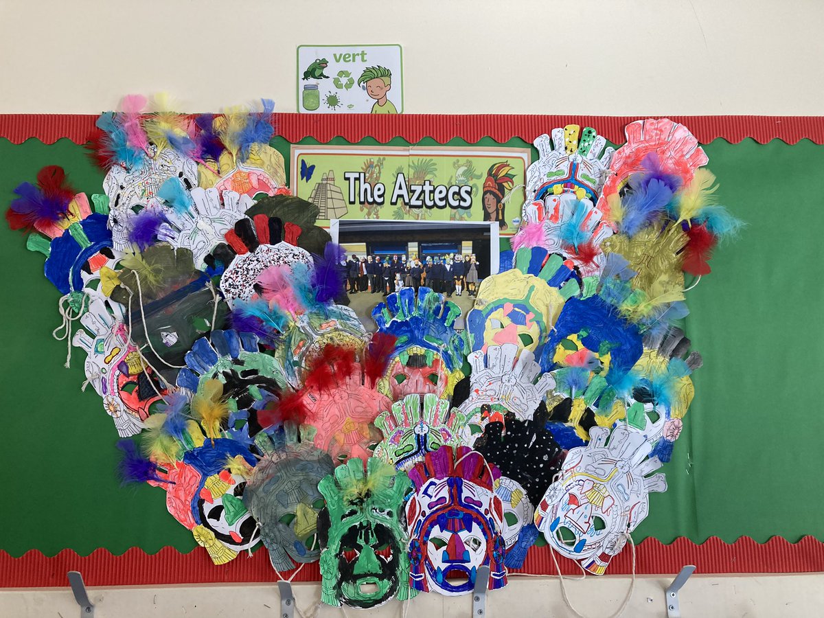 6B have wowed us with their incredible Aztec masks! <a href="/paganelschool/">Paganel Primary</a>
