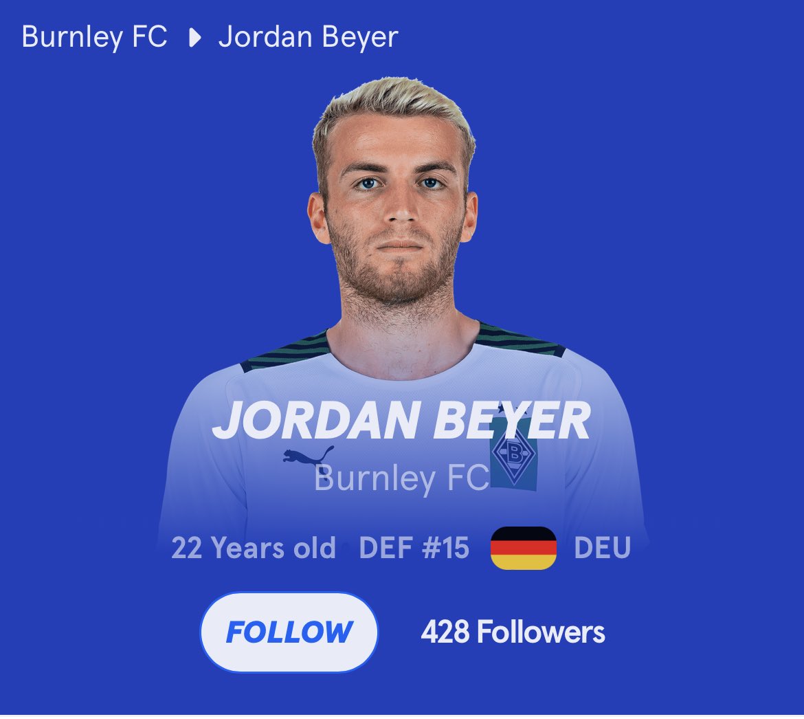 🎁 #Sorare Card GIVEAWAY!!! 🎁 

Set for his first start…
 
Our pick of the week is…

JORDAN BEYER 💫 

To enter:
1️⃣ Follow <a href="/SorareEngland/">SorareEngland</a> 
2️⃣ RT 🔄
3️⃣ Like ❤️

⏰ deadline - Sat KO

>75 score = limited card winner! 🟡

#NFTGiveaway #Free #Giveaways #Contest #SorareGiveaway