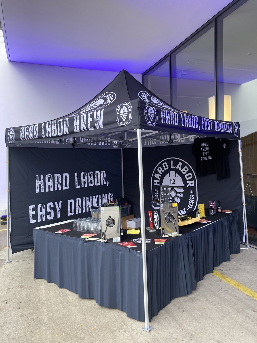 HardLaborBrew's tweet photo. We are tapping some local craftbeer today @_industrienacht in Reinach https://t.co/qQ0tX3l85F