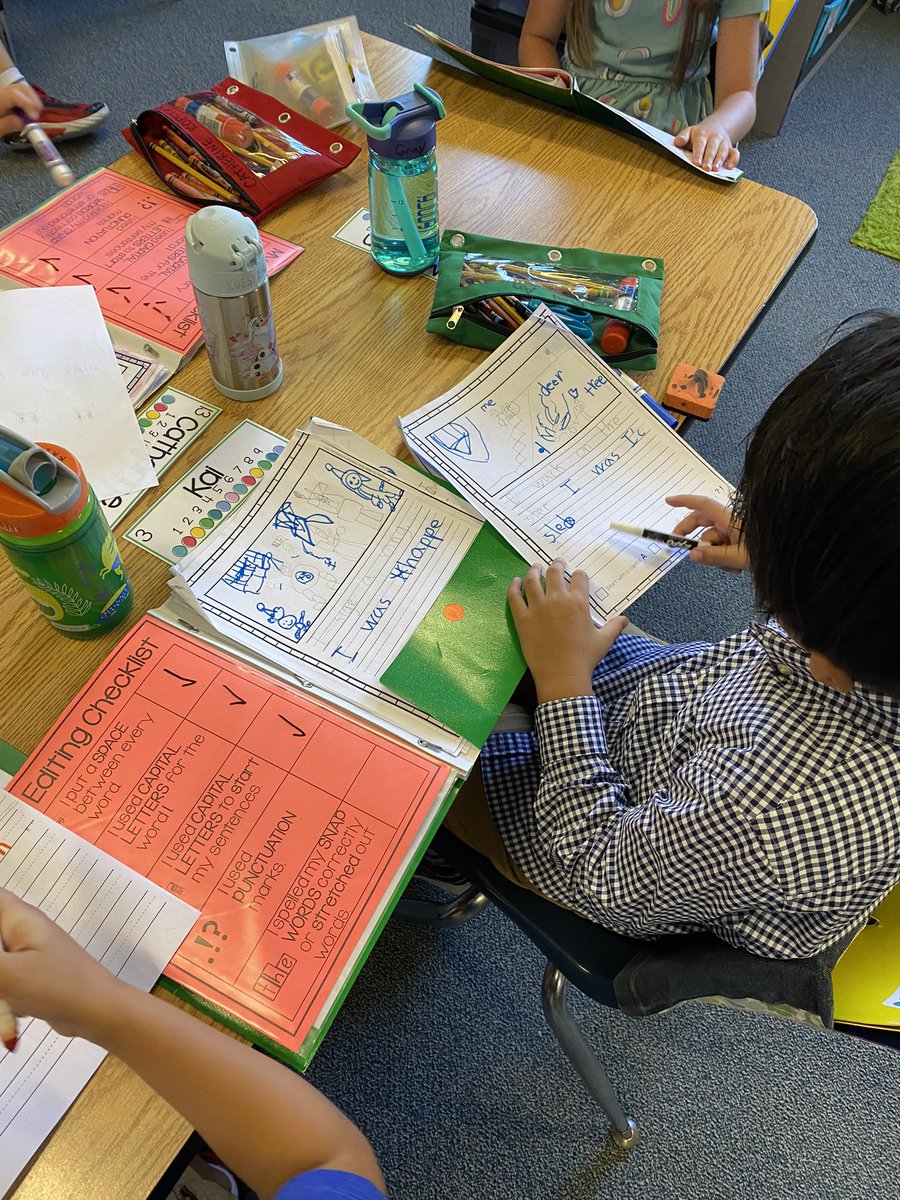 FPE1stGrade's tweet photo. This week we finished our first writing unit! ✏️ https://t.co/2VpkuVHs1B