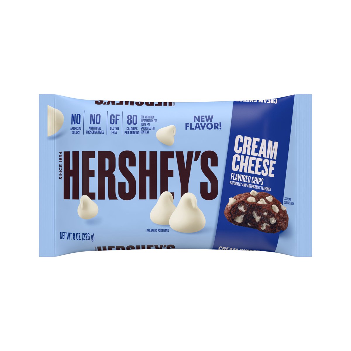 Now we’ve got your attention 😋 Try new HERSHEY’S Cream Cheese Flavored Chips in your next recipe. This classic flavor, available in stores now, is sure to delight your family and friends. hersheyland.com/products/hersh…