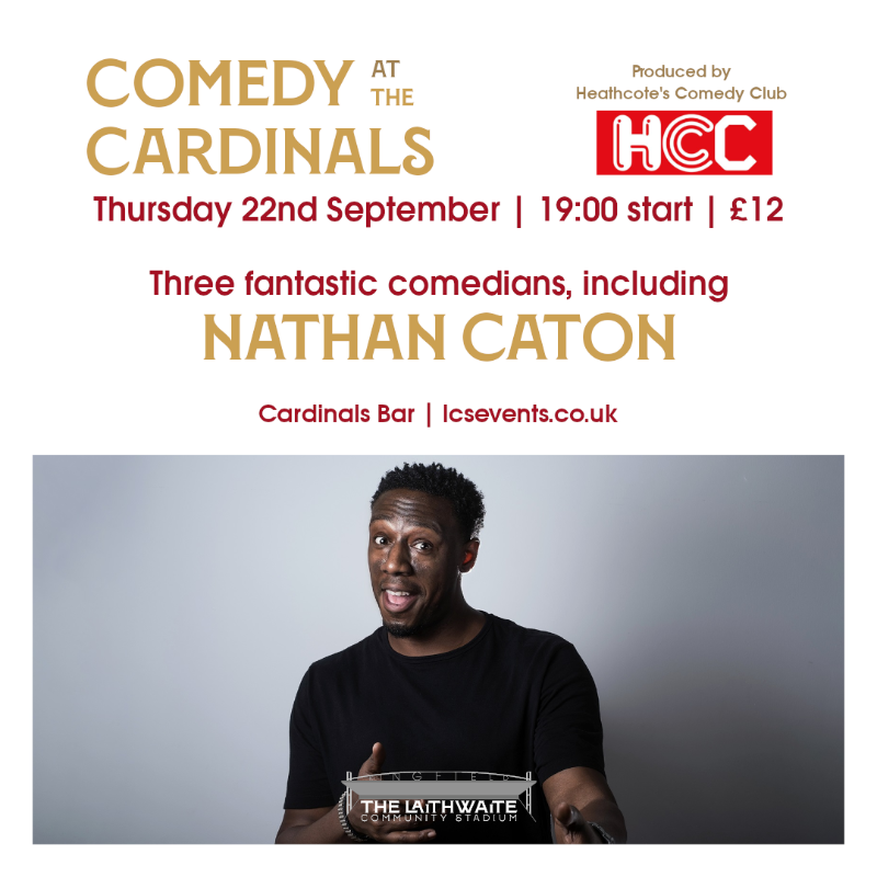 laithwaitecomm's tweet photo. Our monthly @HeathcotesC event returns next week, this time featuring @NathanCaton! 🎤