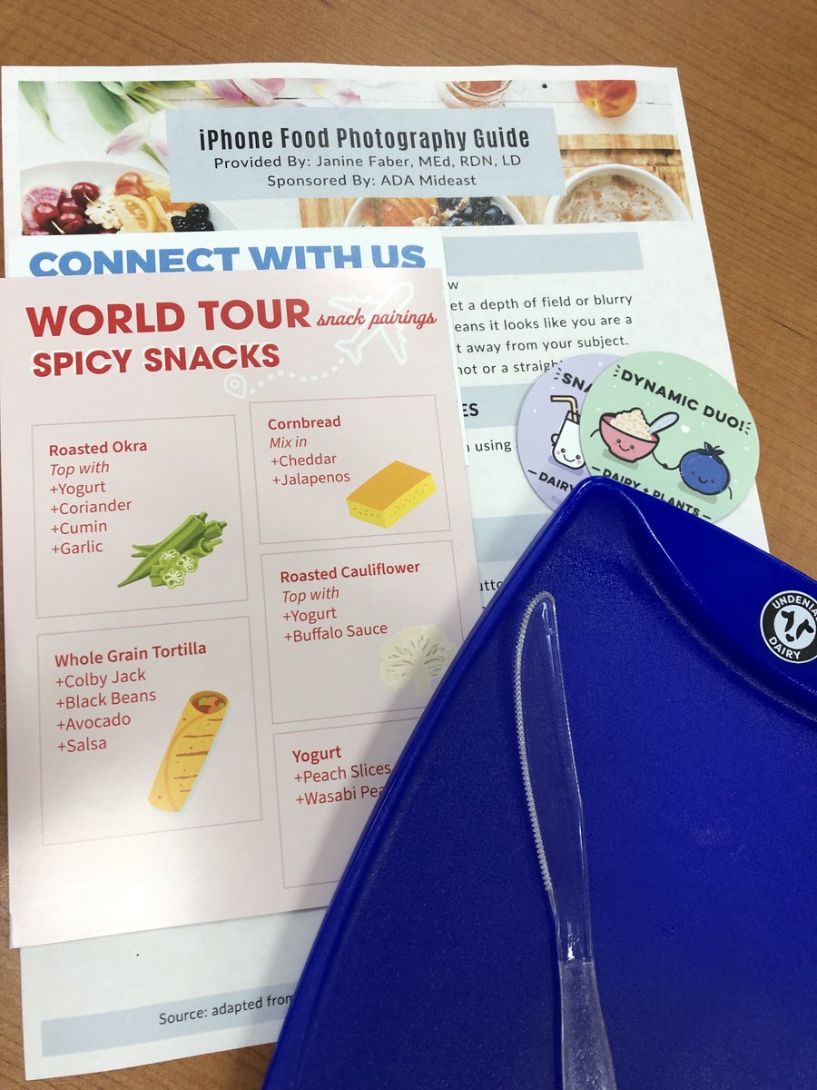 MiamiUNutrition's tweet photo. American Dairy Assoc Mideast sponsored GCDA meeting - VP Nutrition Affairs Karen Bakies highlighted dairy nutrient composition and Janine Faber showcased food photography in her nutrition practice. Both are Miami Alumni! ⁦@EatRightCincy⁩ https://t.co/1Jm2wLc7L5