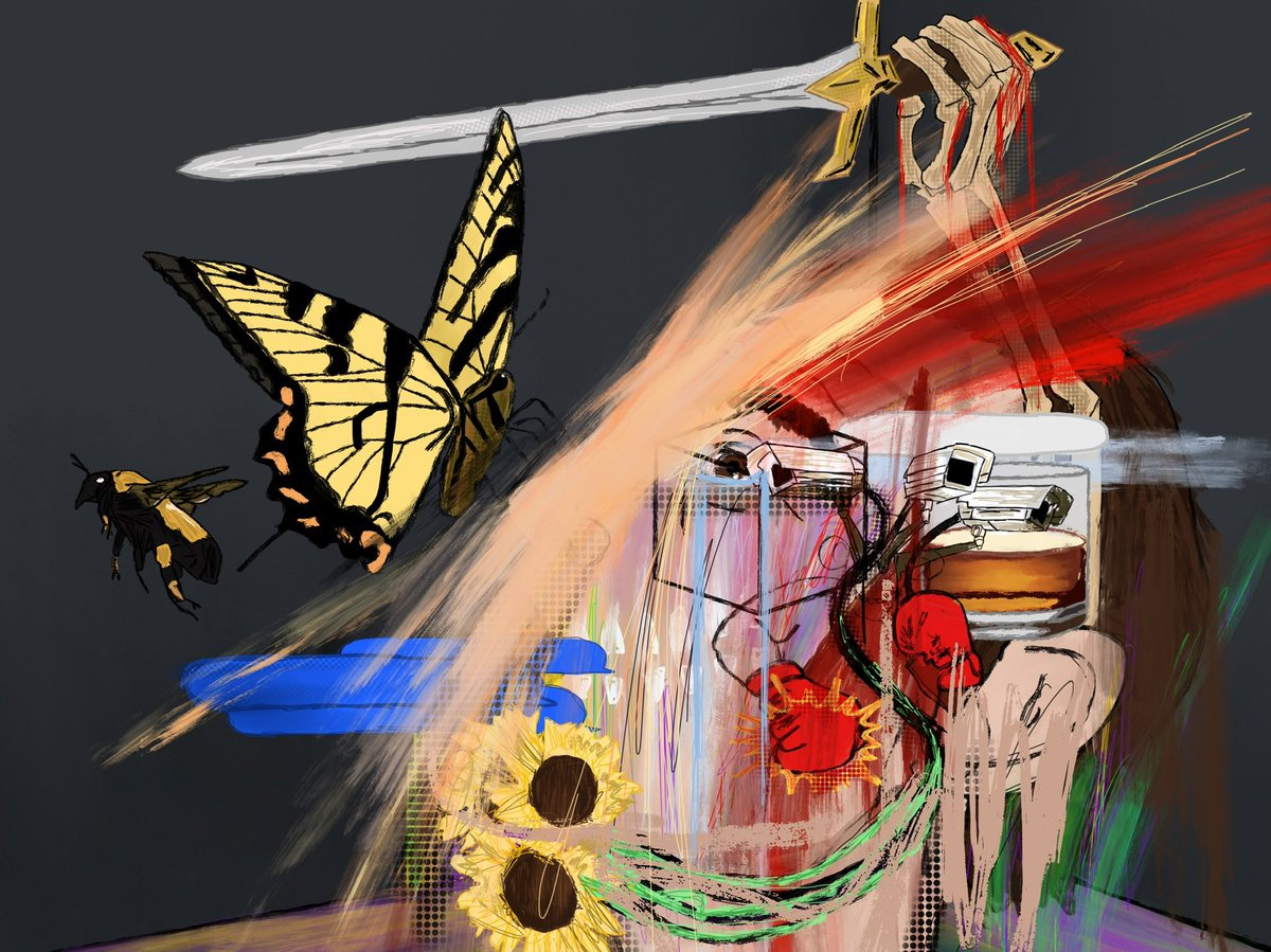 500arts's tweet image. gm to the 7 people that will see this
here’s some recent art I made 
I’m having my morning coffee rn
happy Friday, this weekend I’ll be working on art
I hope your weekend is filled with things you love