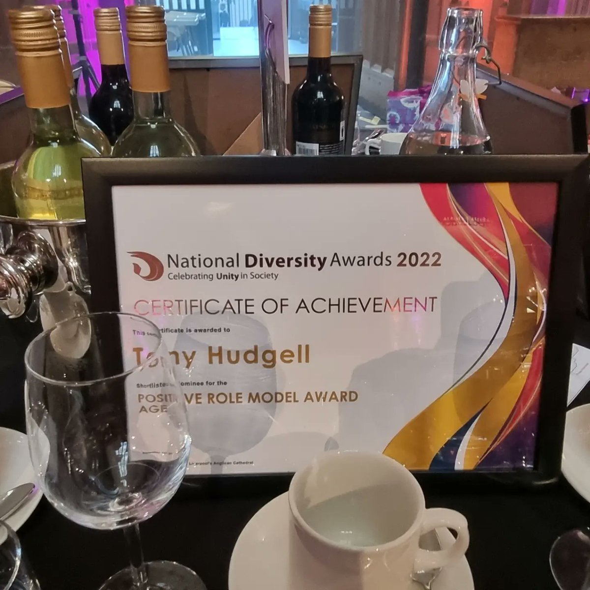 paula_hudgell's tweet photo. Wow what a venue absolutely incredible in Liverpool Cathedral.....winner or not what a night @ndawards #NDA22 @itvnews  #diversity #shortlisted https://t.co/8nfja4832F