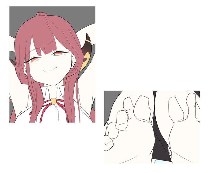 塗りますよぉ…😋塗る塗る…🙃 