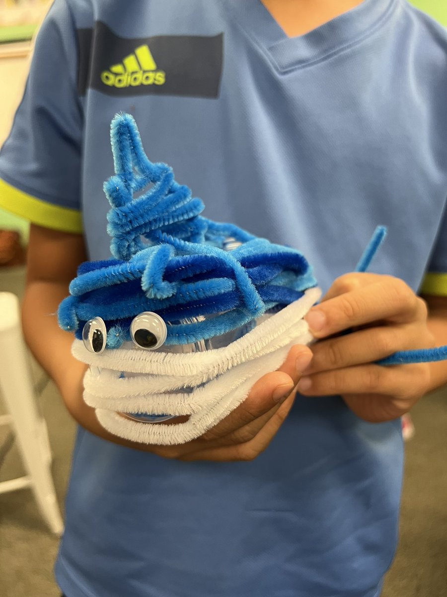 Our 3rd graders are using their STEM cart to collaborate and problem-solve to build a habitat and create friends for their class pet, Alfred! <a href="/Rutledge_Elem/">Rutledge Elementary</a>