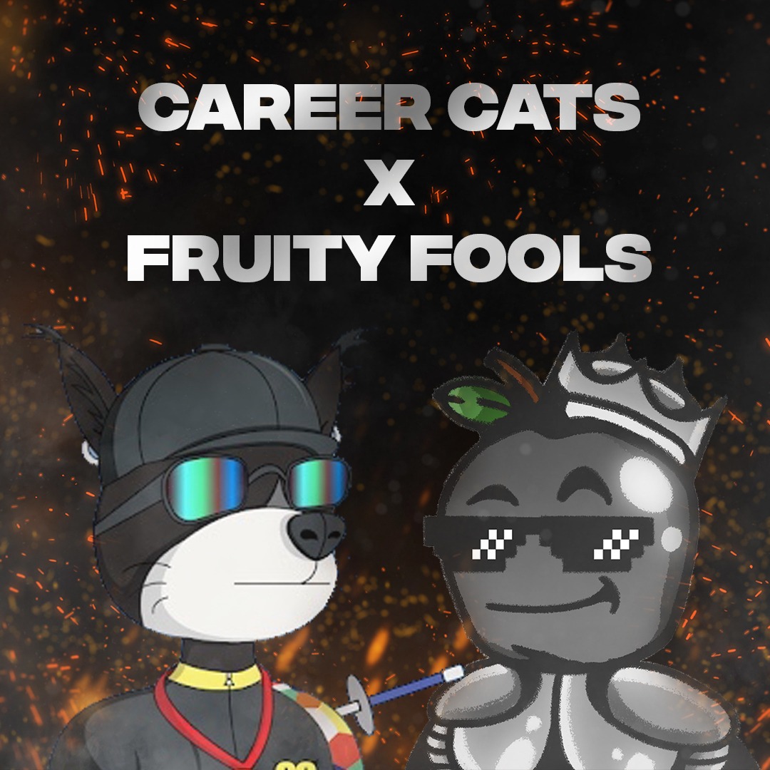 CareerCatsNFT's tweet photo. @CareerCatsNFT X @FruityFools

🎁Giveaway🎁

🏆 5 WL for FruityFools
🏆5 WL for CareerCats

✅ Follow @FruityFools &amp; @CareerCatsNFT
✅ Like / RT / Tag
 ✅Join both Discord

24H⏳

#NFTProject #WLGiveaways #NFTCommunity https://t.co/uzEyGDhHWk
