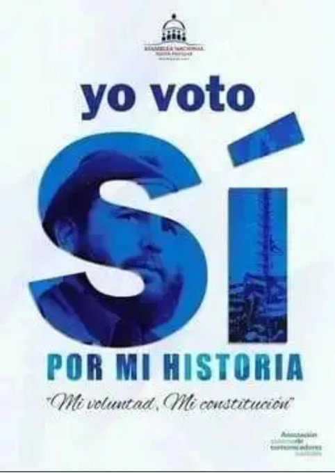 Desde la #MESVenezuela te convocamos a #votar por el #CodigoSi de las familias cubanas. Por Mi 🇨🇺 #YoVotoSí 

#CubaPorLaVida 
#CodigoDeLasFamilias