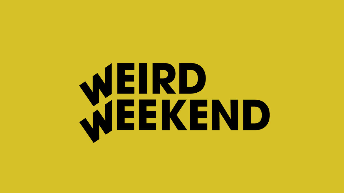 WEIRD WEEKEND returns! #makeitweird

3 days of strange and unseen cinema from around the world: 28.10 - 30.10 <a href="/CCA_Glasgow/">CCA</a>

Programme announced 21.09. Tickets on sale 23.09. Weekend passes on sale now | makeitweird.co.uk