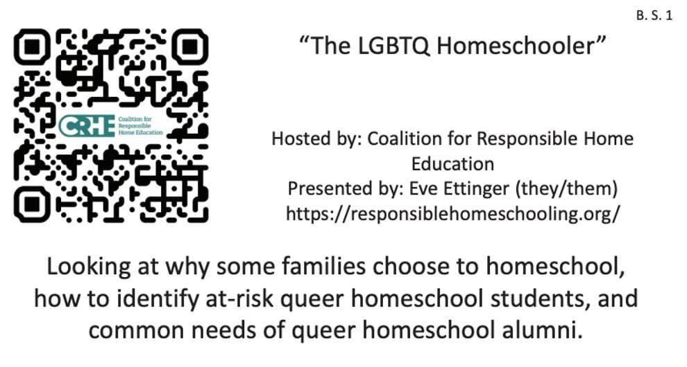 CasaBruMar's tweet photo. Round 1, breakout sessions at our Symposium (10:45-11:30am)

"The LGBTQ Homeschooler" by Coalition For Responsible Home Education.

"You + Me = We" by Doorways.

"Human Trafficking Awareness" by Anti-Trafficking International.

Tickets: https://t.co/9gymlC7X85

#BuildingBridges https://t.co/uWmQe8nGte