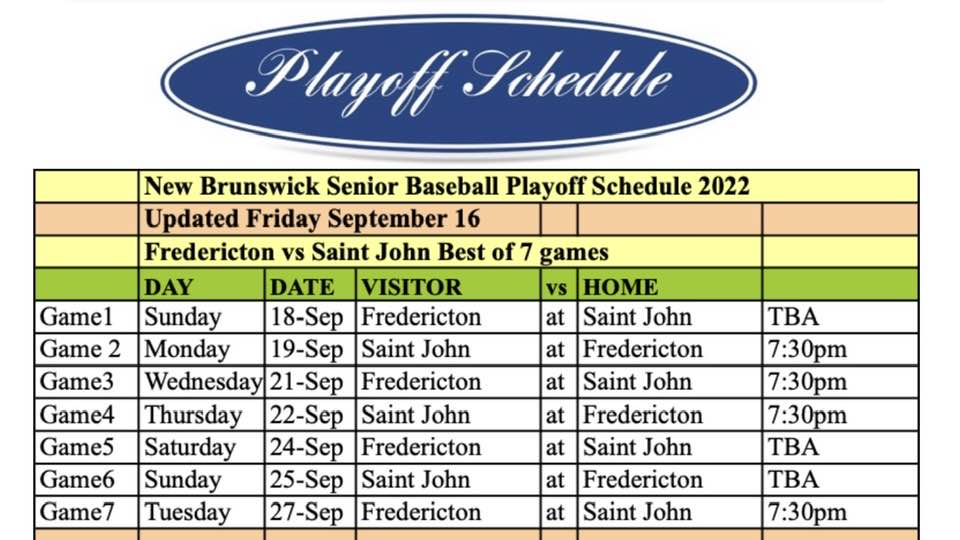 Royals Baseball on Twitter: "Schedule for the NBSBL final https://t.co/M7l1D9kD8B" / Twitter