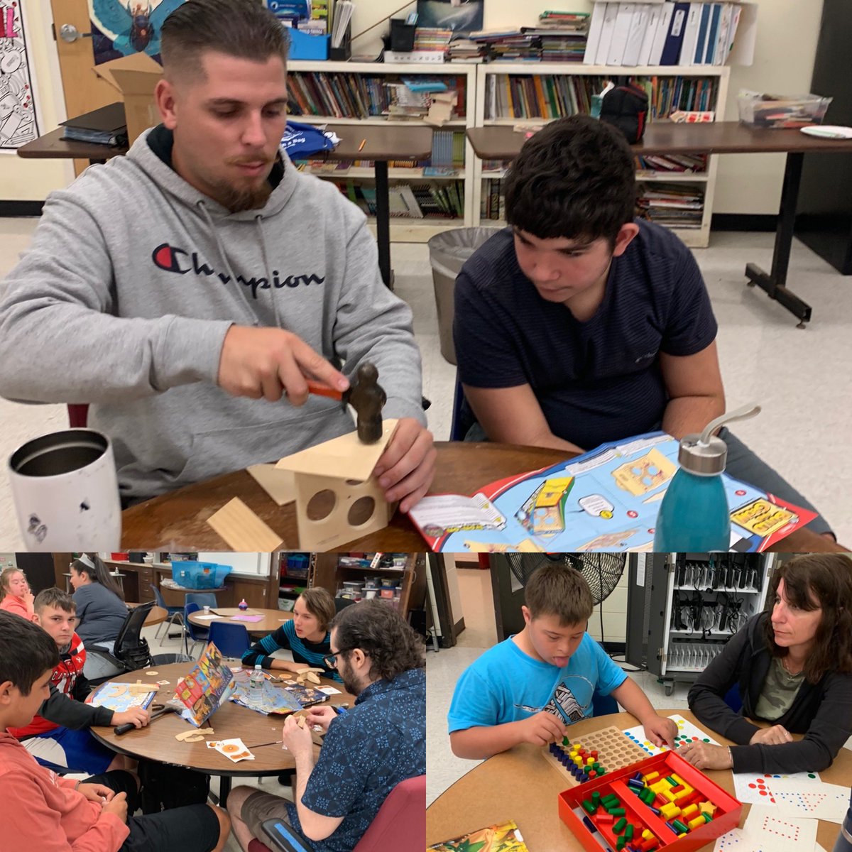 MHS_PreVoc's tweet photo. Busy day in PreVoc! We made grilled cheese sandwiches with OT. Visited @njmolinari in the library. Made our first cards on our Cricut! Painted our fall Bistro decorations and built some small projects! #PreVocRocks #creating #cooking #busyday #grilledcheese https://t.co/YnuUfkZUa8