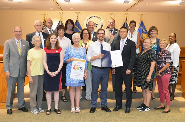 Today we're flashing back to 2019 when <a href="/delcocouncil/">Delaware County</a> joined members of the Delaware County Arts Consortium to announce the 1st annual Delco Arts Week! The celebration of the arts  returns October 1 - 9, 2022. Visit bit.ly/3THZFlA for a list of events. #delcoarts #delco
