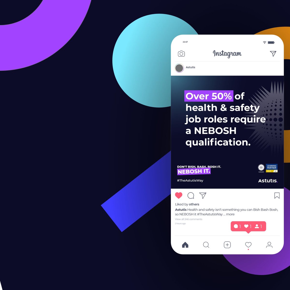 StudioNewwave's tweet photo. @Astutis came to us to promote #NEBOSH courses in a fun &amp; innovative way.

“Newwave are full of fresh ideas &amp; really take the time to drill down &amp; understand the target audience.” – Ruth Williams, Head of Marketing and E-Commerce.

See it for yourself: https://t.co/UWlIi7uaAk https://t.co/B5k7ER22qY