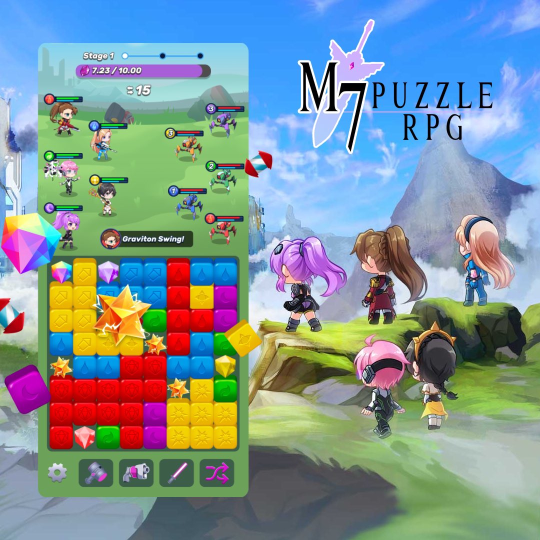 The First Play and Earn puzzle game
Murasaki7 'M7 Puzzle RPG'

Total of  3 WL for Genesis Hero NFT Presale 
1. Like + RT
2. Follow 
<a href="/Murasaki7Offcl/">Murasaki 7 - M7 Puzzle RPG | Puzzle and Earn</a> + <a href="/Sneakify_PH/">Sneakify PH</a> 
3. Tag 3 Friends
4. Join Murasaki7 discord: discord.gg/Murasaki7

#NFTGiveaways #NFTCommuntiy #NFTs #NFT