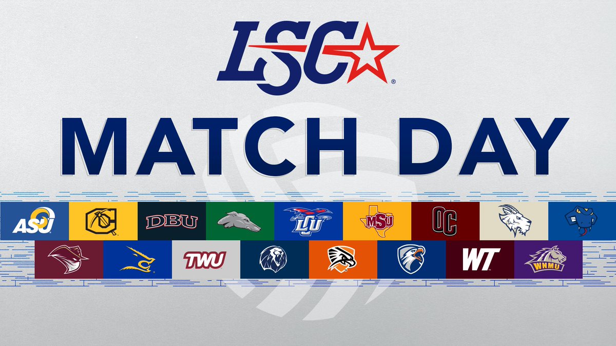 Big #LSCvb 𝐌𝐀𝐓𝐂𝐇 𝐃𝐀𝐘 with 1⃣2⃣ teams opening up conference play. The journey toward the conference begins‼️ 🏐

🔢 lonestarconference.org/scores
📺 LSC Digital Network | lonestarconferencenetwork.com