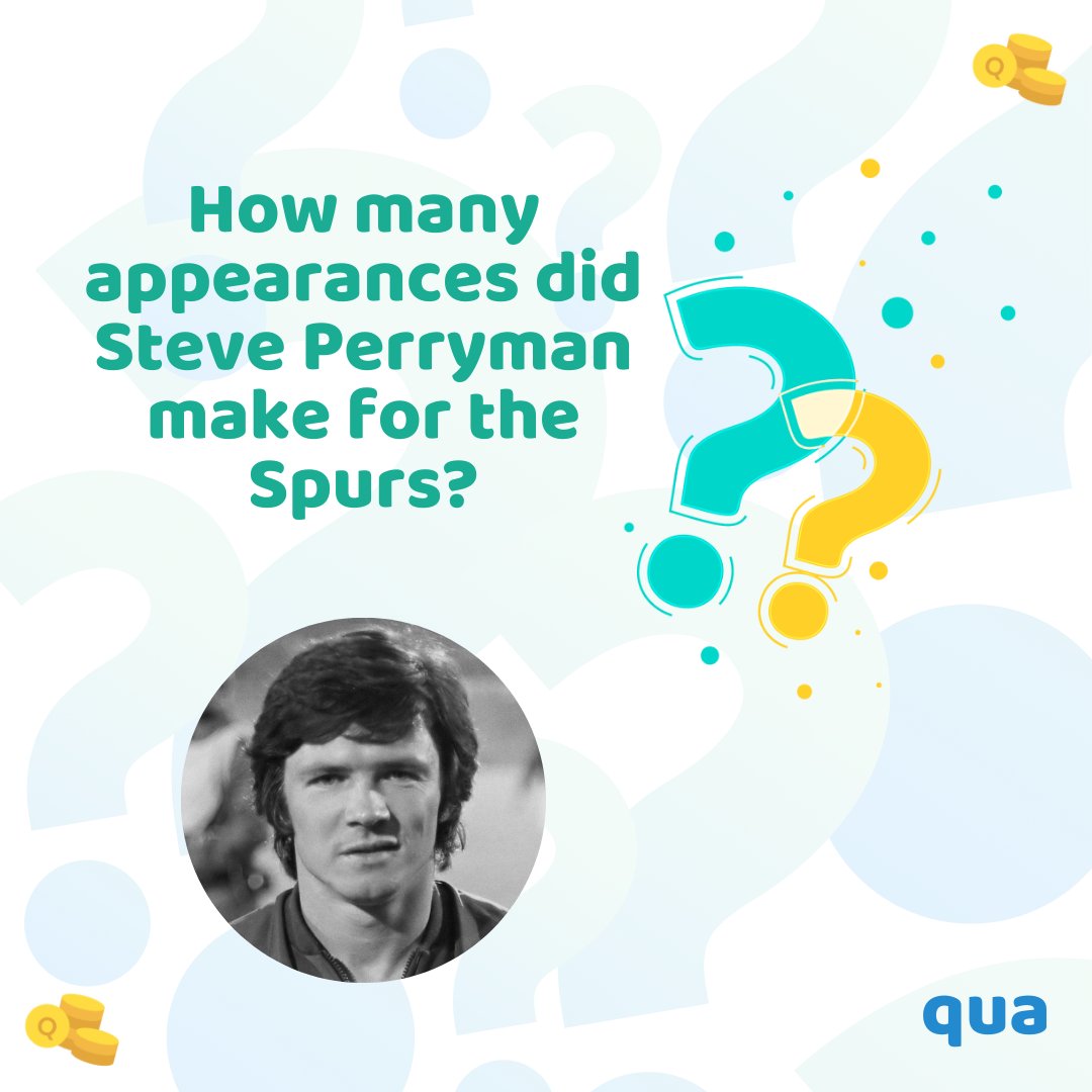 QuizQua's tweet photo. Stephen John Perryman MBE is an English former professional footballer who is best known for his successes with Tottenham Hotspur during the 1970s and early 1980s.
#letsqua
#quaquiz #amazon #EPL #PremierLeague #football #soccer #sports #futbol #TottenhamHotspur #StevePerryman https://t.co/6eIAIYDXJI