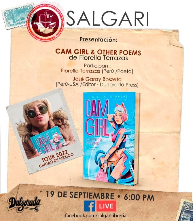 Este 19 de setiembre nos despedimos de CDMX en Salgari café y librería a las 6pm 📍GRANJEROS 146 MINERVA IZTAPALAPA CDMX📚🇲🇽✌️ ahí les veo!
Se transmitirá en vivo en este enlace facebook.com/salgarilibreria
#RT para seguir difundiendo bebecitxs 💖💖