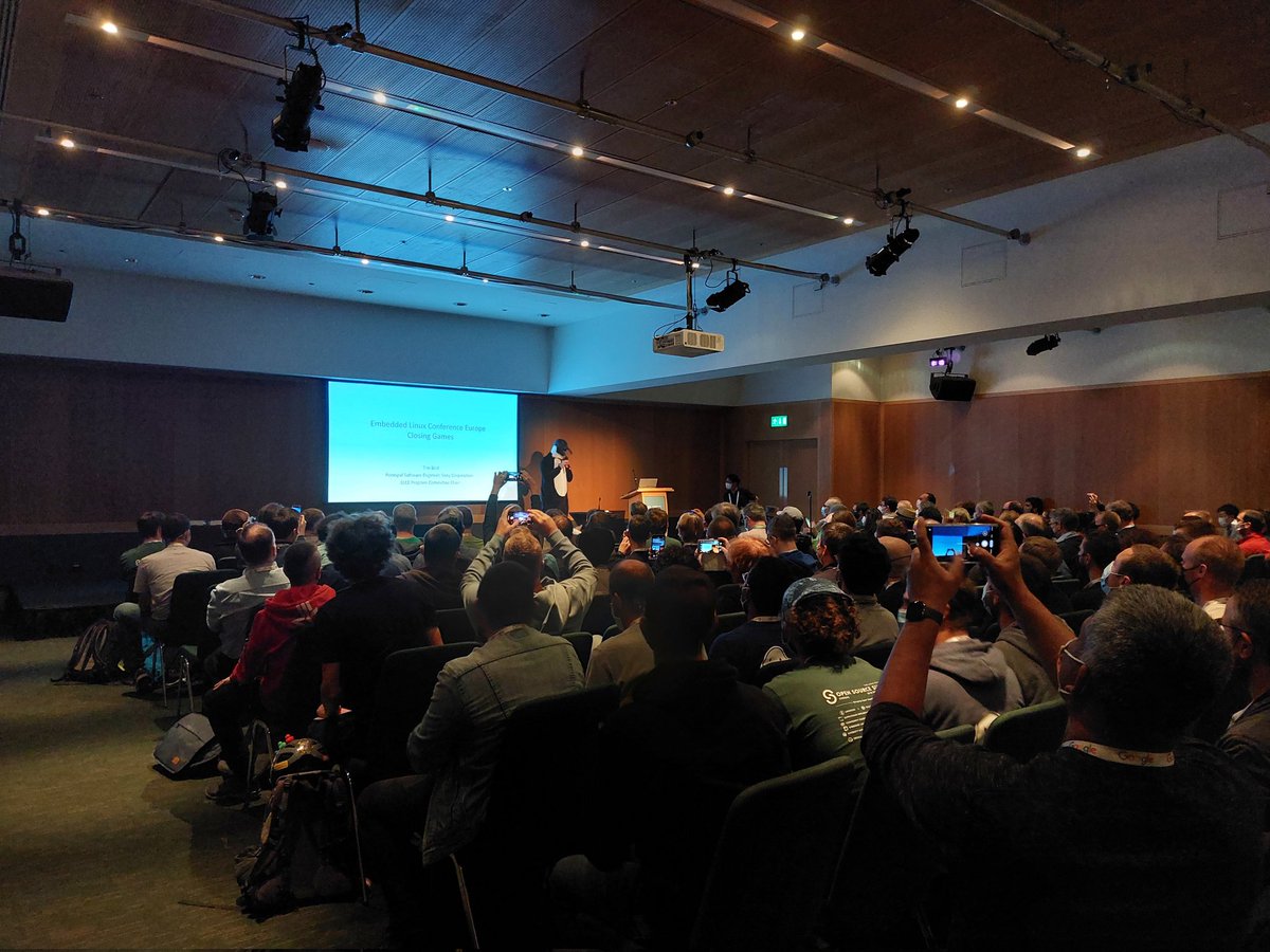 Marta Rybczyńska (@mrybczynska) on Twitter photo #OSSummit "I apologise for any stranginess'.. ELC closing game #OSSummit "I apologise for any stranginess'.. ELC closing game