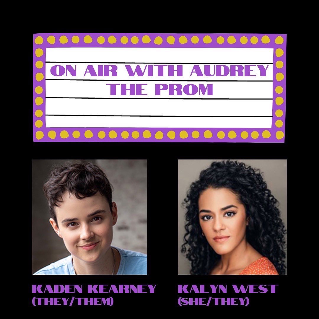 LOVE IS LOVE!!!! So excited to welcome <a href="/kadenokearney/">Kaden Kearney</a> (They/Them) and @misskurlykay (She/They) from <a href="/theprommusical/">Prom Musical</a> to the show! These two are radiating joy and love everywhere they go. Episode and music playlist links in bio!!! Thank you to Kaden and Kalyn for coming on !