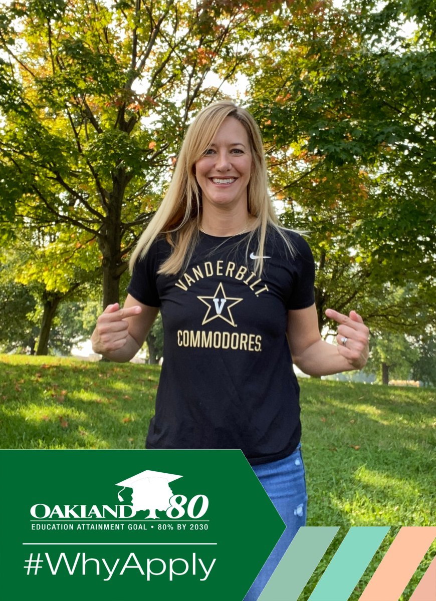 OaklandMIWorks's tweet photo. #OaklandCounty Economic Development Director, @IngridTighe is celebrating #WhyApply day! Ingrid attended @VanderbiltU and @ArmyROTC! https://t.co/YiolAj4X12
