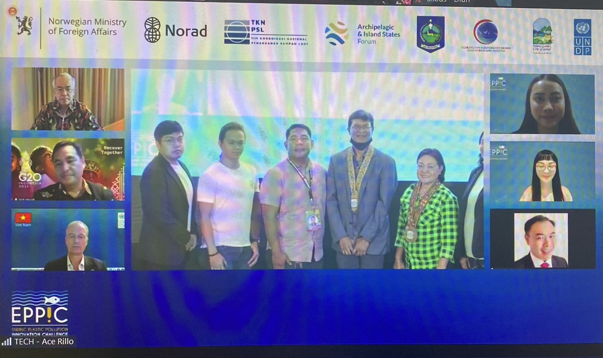 haverman's tweet photo. The @UNDPPH and @UNDPIndonesia hosted the joined event to wrap up the #EPPIC Phase 2. The event highlighted the milestones of the winning solutions in #EPPICChallenge and also showcased the potential sustainable-oriented business models. https://t.co/yporMAuMfD