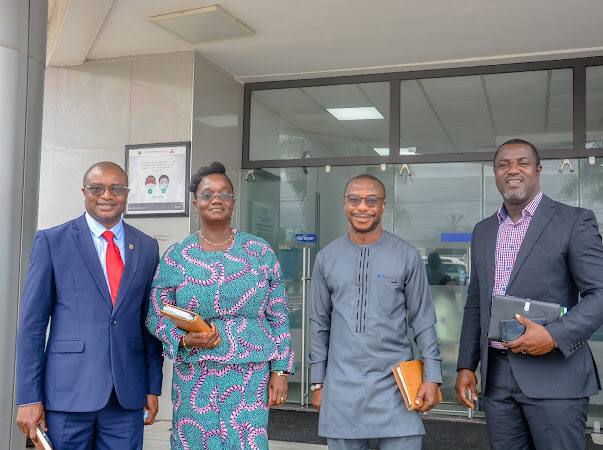 uesdgh's tweet photo. The Vice-Chancellor of UESD, Prof. Eric Nyarko-Sampson and his team have called on management of the Petroleum Commission to strike a partnership with members. 
#UESDPC22 
#UESD22 
#HOPE22 https://t.co/IbX21jxHTF