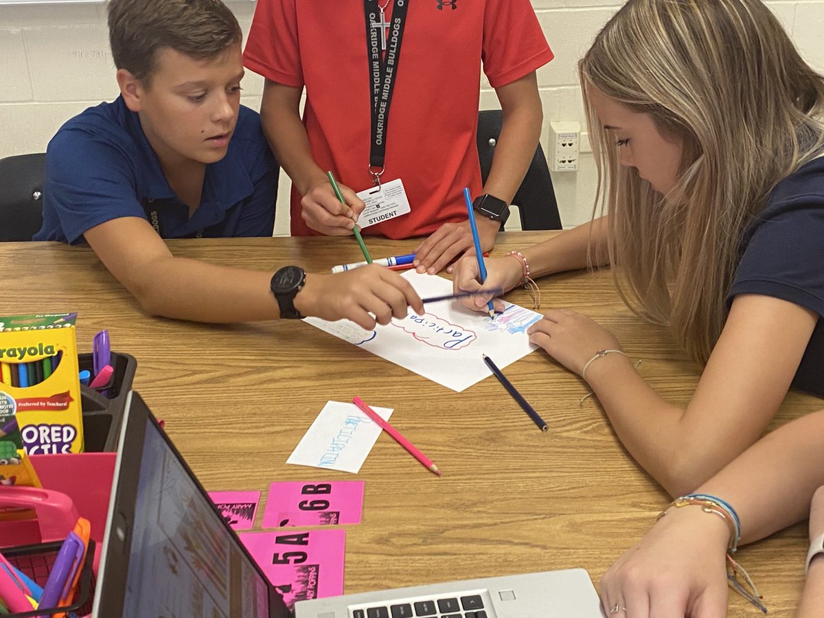 MsEMorse's tweet photo. #ConnectforSuccess class worked together to create norms for our group. What a great way to “synergize” as a class and work together towards a goal! @oms_bulldogs @collierschools https://t.co/JCgEzdB9aV