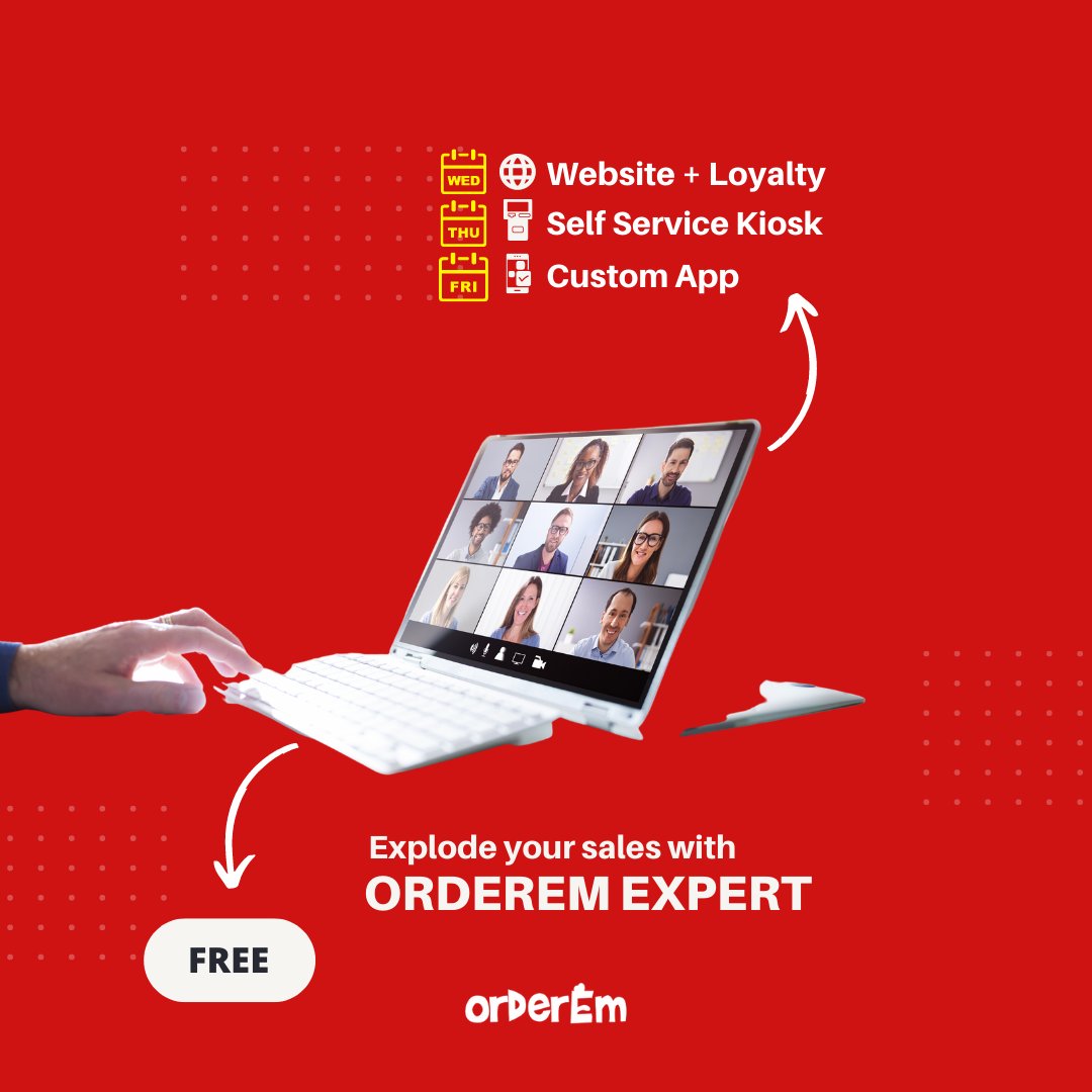 OrderEmApp's tweet image. It’s been over a month since we introduced weekly webinars for small businesses.

- Support Webinar

- Create your custom website

- Set up a self-service kiosk

- How to build a no-code custom app

Drop us a message or give us a call at +1 407-996-6666

#orderem
#weeklywebinar