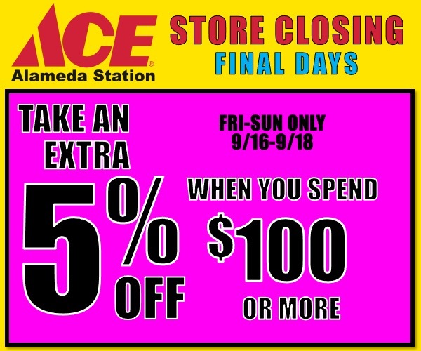 Take an EXTRA 5% OFF when you spend $100 or more during the final days of our Store Closing Sale. 9/16 - 9/18/22 only. These prices are ON FIRE 🔥 #StoreClosing #DeepDiscounts #FinalDays