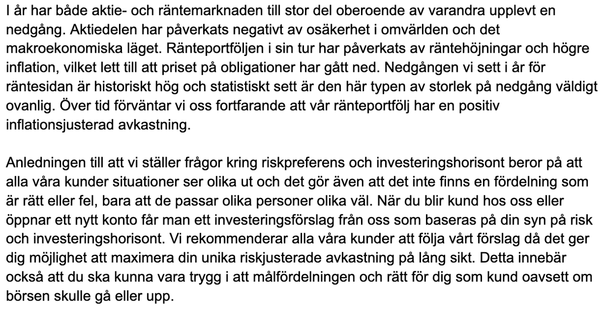 lysa_ab's tweet photo. @oseknd Hej Oskar,

Tack för din fråga och se bilden för ett längre svar än 140 tecken som Twitter tillåter.

Bästa hälsningar,
Team Lysa https://t.co/QAYuG9oqGn