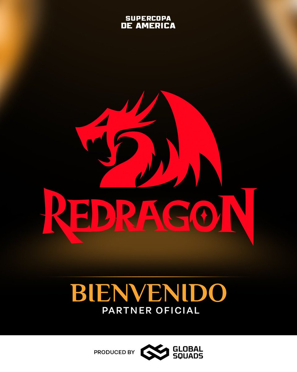 Supercopa de América 🏆 #SDA (@supercopacs) on Twitter photo ¡Bienvenido <a href="/RedragonLA/">Redragon Latinoamérica</a> a la #SDA! 🏆
Los periféricos del dragón dicen presente en Supercopa de América 2022. 🌎
Visitá a Redragon ➡️ bit.ly/RedragonAr ¡Bienvenido <a href="/RedragonLA/">Redragon Latinoamérica</a> a la #SDA! 🏆
Los periféricos del dragón dicen presente en Supercopa de América 2022. 🌎
Visitá a Redragon ➡️ bit.ly/RedragonAr