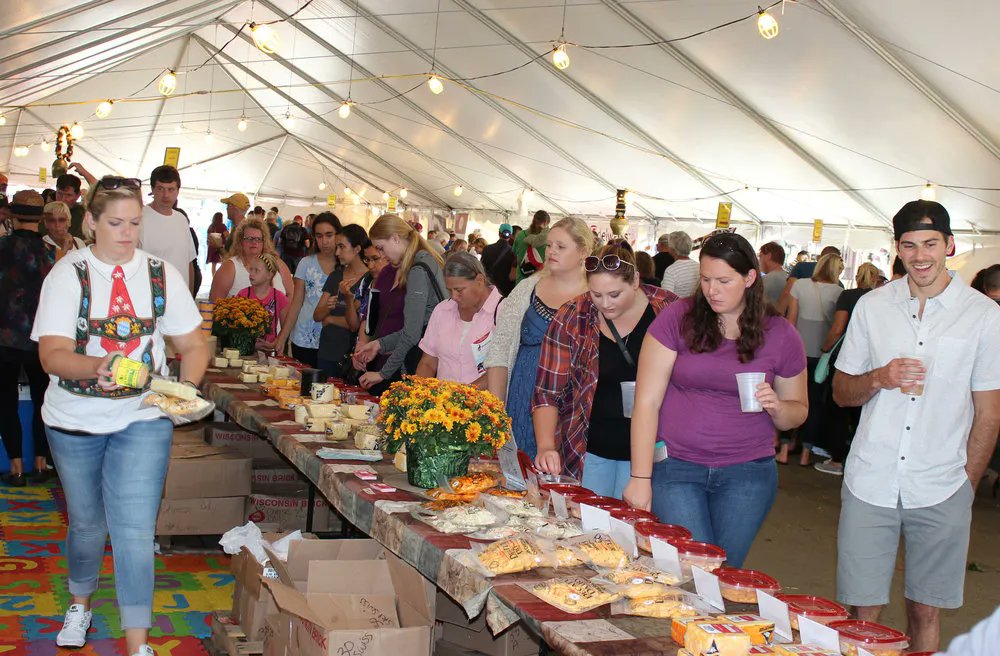 necheesemaking's tweet photo. ✨🎉🧀 Cheesy Weekend Fun Alert! 🧀🎉✨ 
🧀 9/15-18 | Blair Cheese Festival - Blair, WI
🧀 9/16-18 | Cheese Days - Monroe, WI
🧀 9/17 | Richmond Mac &amp; Cheese Festival - Richmond, VA
🧀 9/17 | Lowville Cream Cheese Festival - Lowville, NY
✨Full list at https://t.co/UOWJFuJJ7U ✨ https://t.co/6XntYXceFW