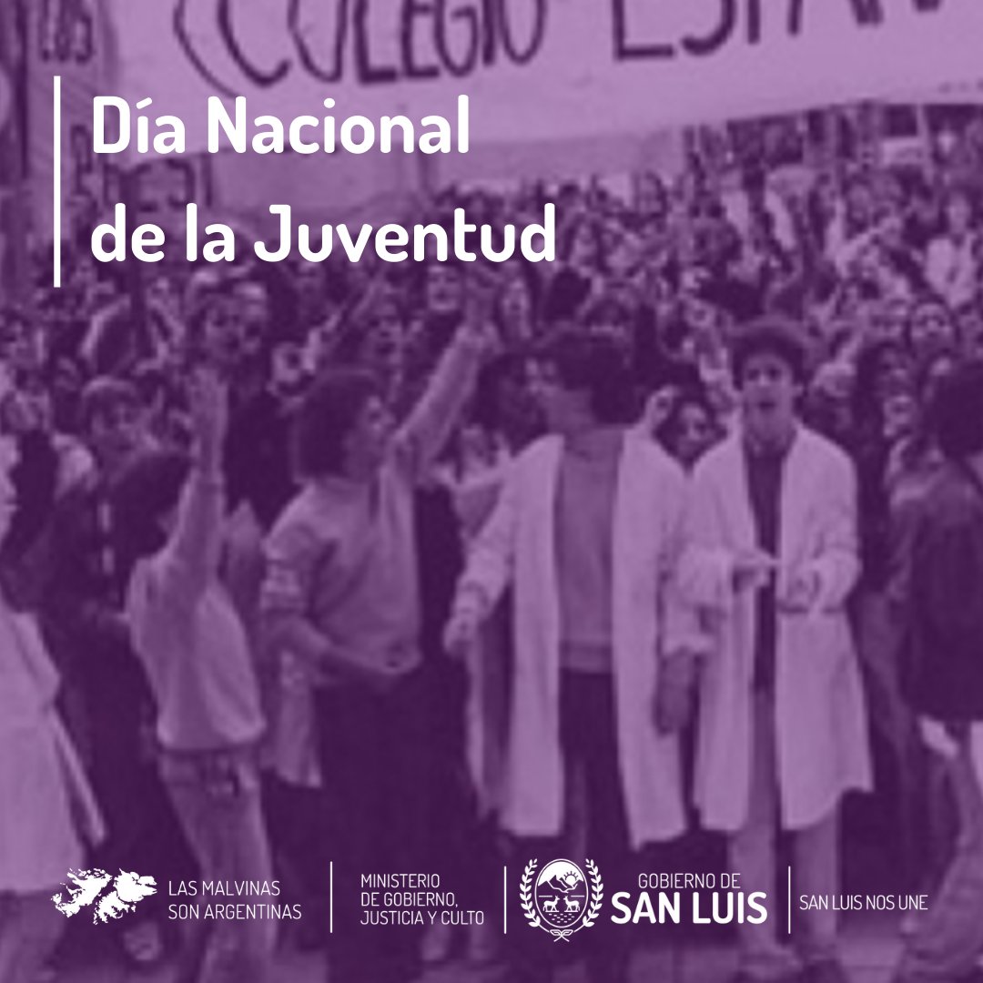 MinisteriodeGob's tweet image. ✊Por la militancia y el compromiso de aquellos jóvenes que fueron desaparecidos en la última dictadura militar argentina.
#NocheDeLosLápices 
#efemérides 
#SanLuisNosUne 
@SanLuisGob1