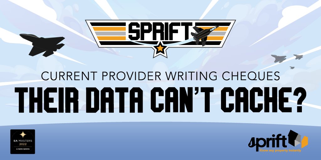 SpriftProperty's tweet photo. Remember, no points for second place ✈️
See you at @EAMasters_ next week!
#Sprift #TopGunsOfPropertyData #EAMasters https://t.co/Wj9YhZbHj9