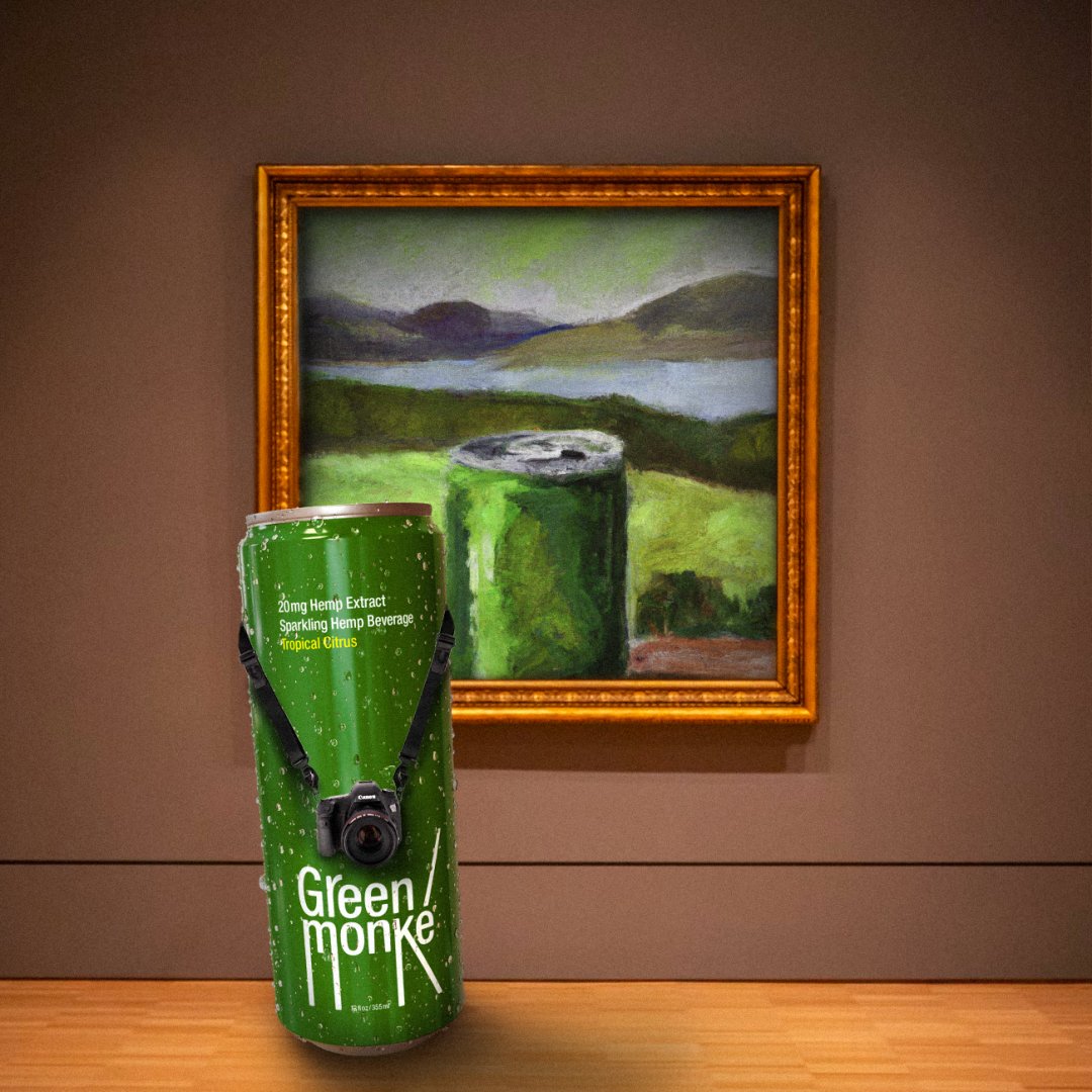 In a universe far far away, Green Monké cans stroll through museums of impressionist beverage art. If there is an afterlife, that's where we want to end up.