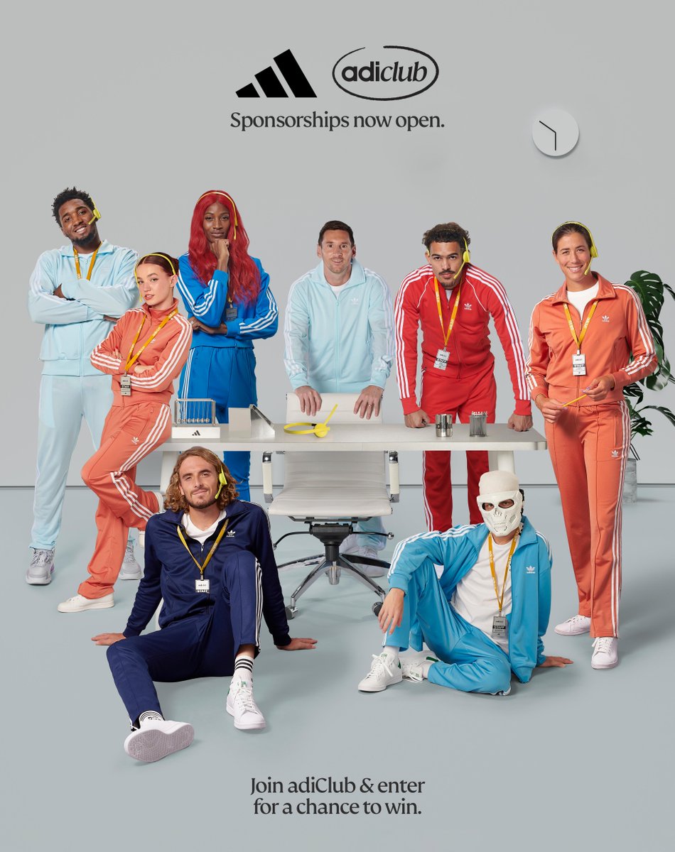 adidas's tweet image. you: “SPONSOR ME”
me: 🫡

a.did.as/6010MrkIy