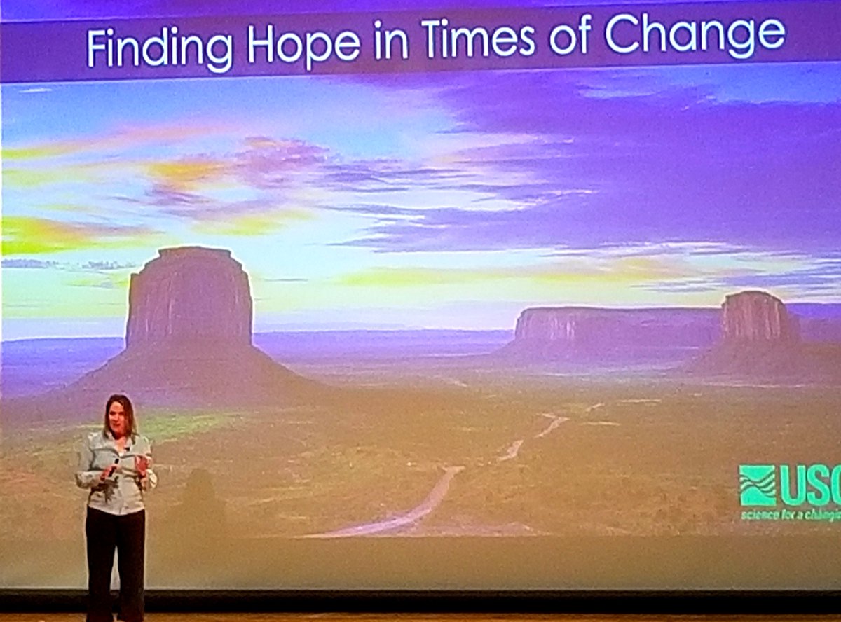 USGSAZ's tweet photo. @USGSAZ had a wonderful time talking about the work we do throughout the Southwest with everyone who attended this week's Biennial Conference. Thank you to Northern Arizona University and @HighCountryCC for organizing and hosting the Conference!  
https://t.co/UNJ7tCeJwr https://t.co/whvDiwufrN