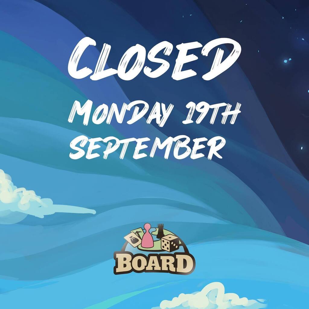PlayAtBoard's tweet image. Please note we will be closing this coming Bank Holiday for Queen Elizabeth II’s funeral on Monday 19th September.

We will be back open as usual on Tuesday 20th September. instagr.am/p/CikopAkrNMu/