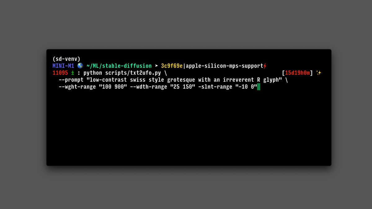Type design in a few years.