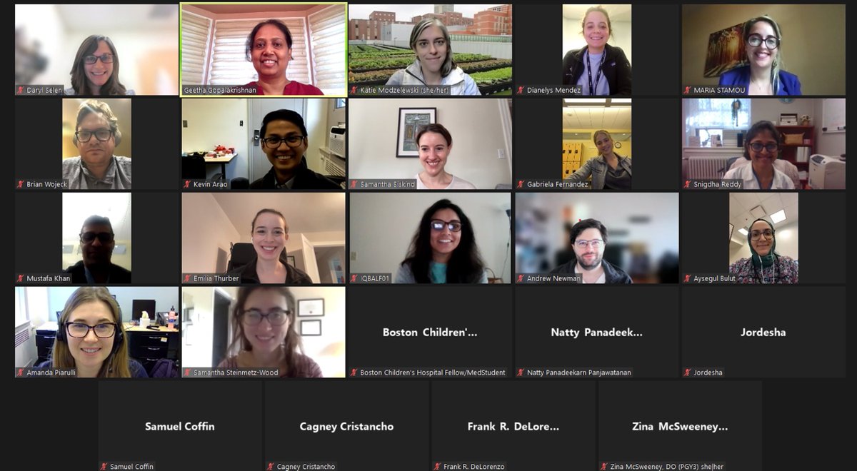 NE_EndoAlliance's tweet photo. Great discussion on how to succeed in fellowship and develop a career in endocrinology. Led by NEEA Fellow Rep: Dr. S Reddy (UCONN); Panel of graduates: Drs. Selen (Brown),Wojeck (Yale) &amp; Stamou (MGH) and Moderators: Drs. Gopalakrishnan (Brown) &amp; Modzelewski (BU) #endotwitter https://t.co/xPNIMsOt9n