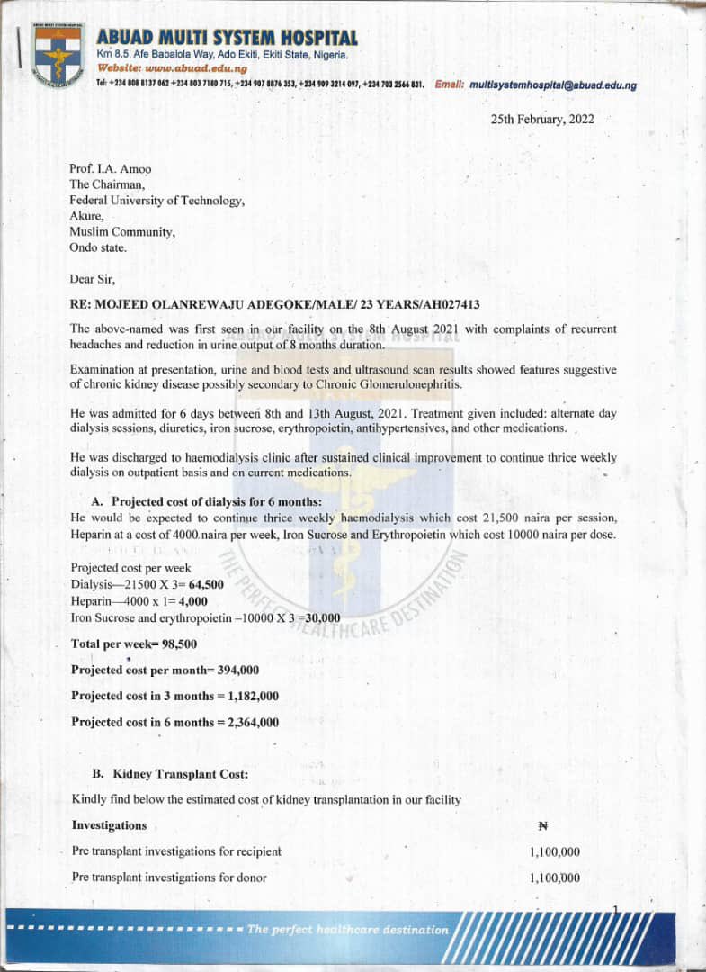 AOluwaopen's tweet photo. Please donate and help me retweet, and share. Thanks and God bless.

@ASUU_NGN @ASUUNGR @segalink  @aproko_doctor @seyimakinde @DONJAZZY please help me https://t.co/WpdjoJDKE5