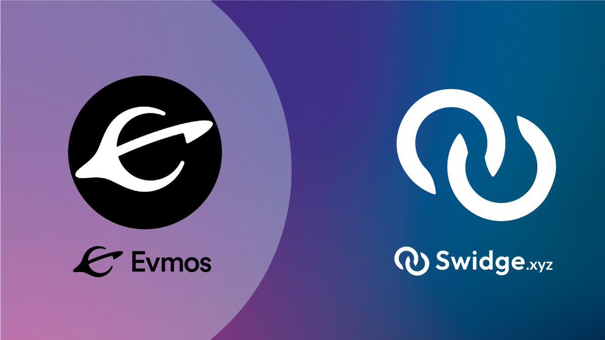 therealswidge's tweet photo. Another one ✅
We are LIVE @EvmosOrg now.
Super happy to start tapping into the @cosmos ecosystem enabled by Evmos’s EVM compatibility. 

Swidge to Evmos from anywhere with 1 click and start exploring the ecosystem! 🚀

#EVMOS #Swidge #launch https://t.co/ve8qwtBOmT