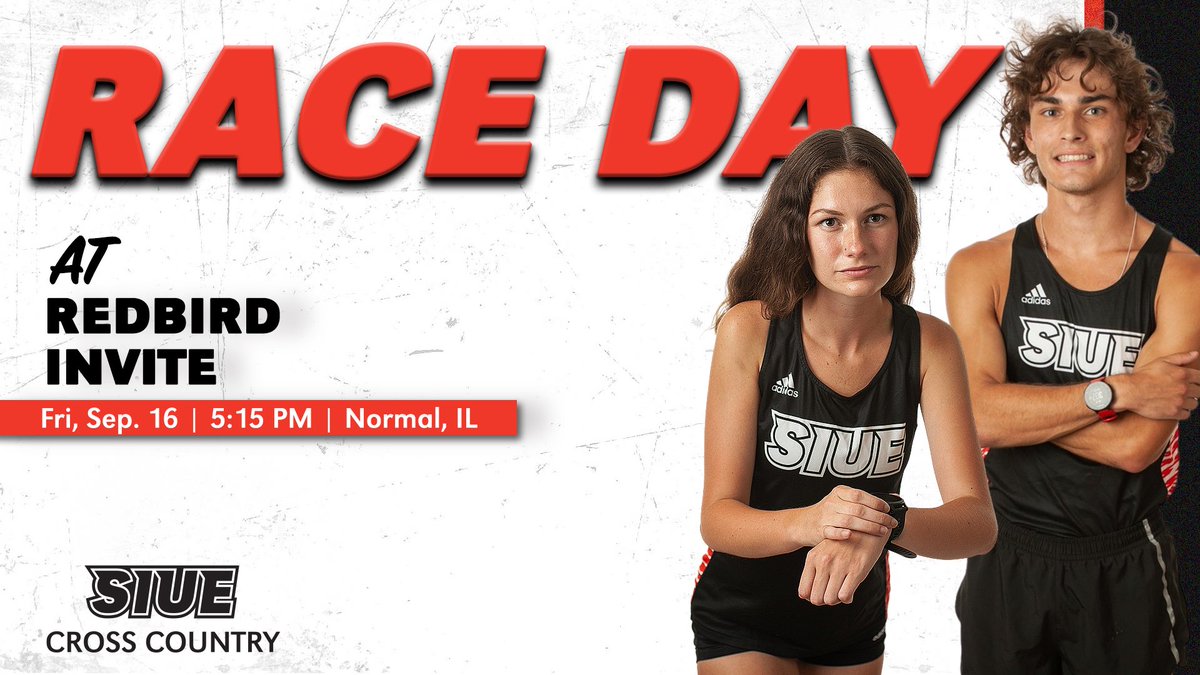 SIUETrackField's tweet photo. It’s race day for your Cougars‼️

🆚 Redbird Invite
📍 Normal, IL
⏰ 5:15 PM
     📰 https://t.co/6JUiSFQOOT

#thisisSIUE https://t.co/ZEwC6wreny
